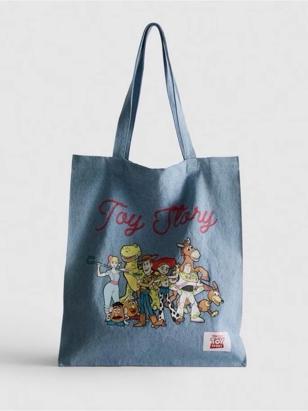 Toy Story Denim Blue Character Tote Bag